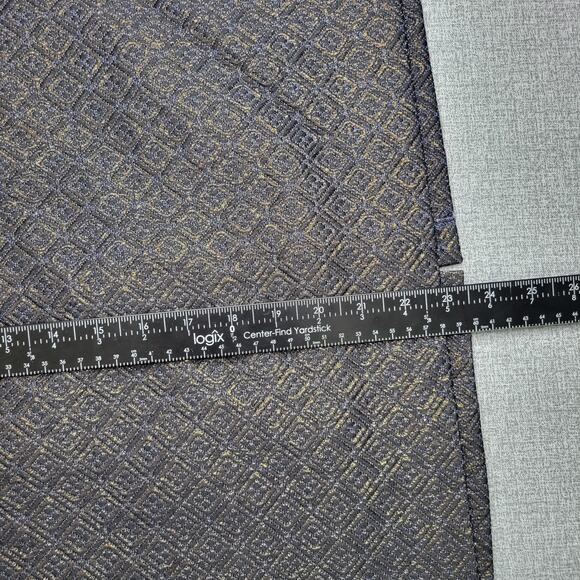 Worthington Belted Pencil Skirt Womens 18 Back Zip Pockets Black Gold Blue - Picture 12 of 12